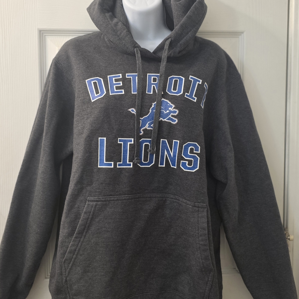 Fanatics Detroit Lions Charcoal Hoodie